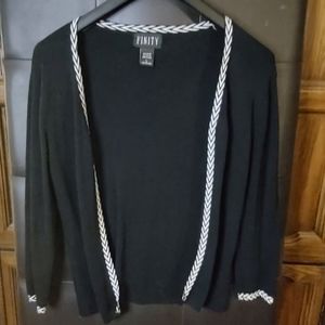 Infinity Naturals Black cardigan